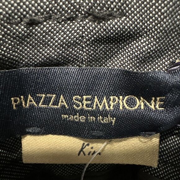 Piazza Sempione Kim Pants Gray US 12 / EU 48 NWT Made in Italy - Picture 5 of 11